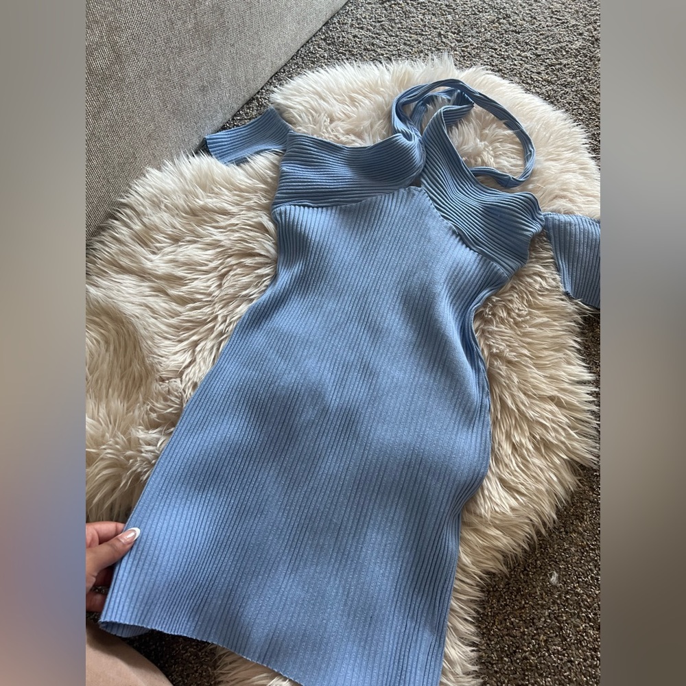 Zara blue dress large